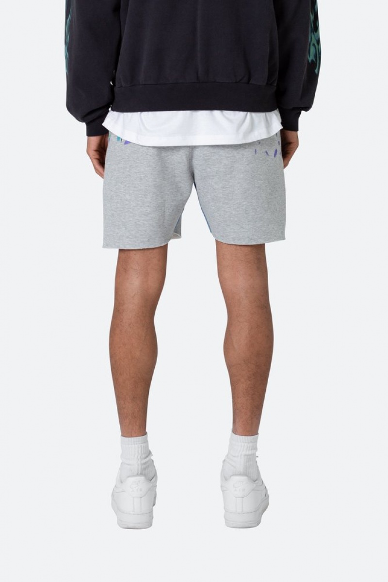 Mnml Contrast Paneled Sweatshorts Shorts Grey | CL80-V6ZL