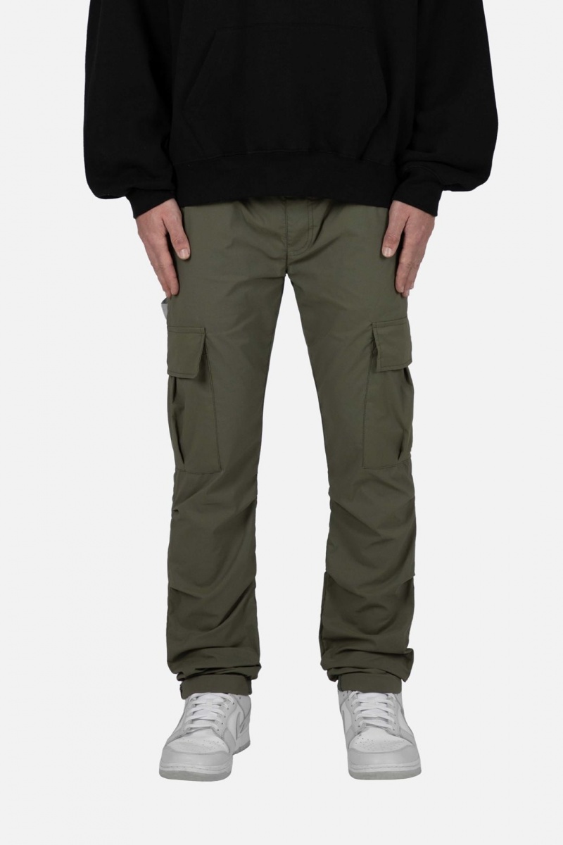 Mnml Cropped Baggy Cargo Cargos Green | VD10-L5WE