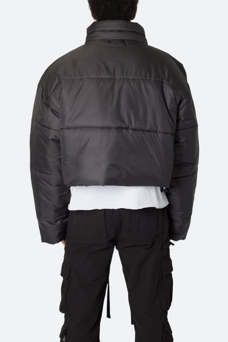 Mnml Cropped Puffer II Jacket Jackets Black | NV39-M1LU