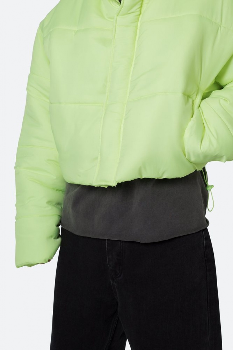 Mnml Cropped Puffer II Jacket Jackets Green | EJ14-U4US