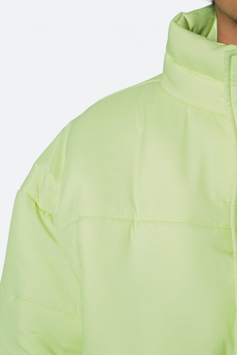 Mnml Cropped Puffer II Jacket Jackets Green | EJ14-U4US