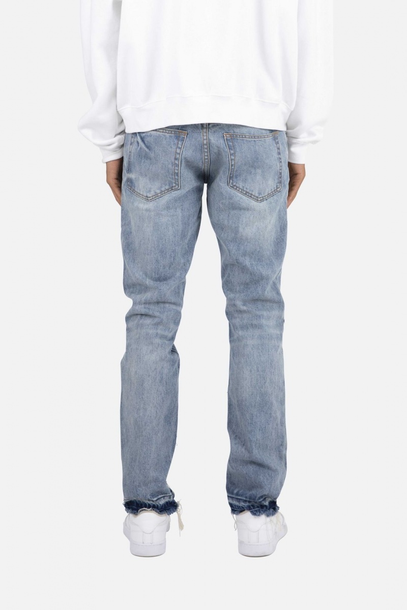 Mnml D198 War Straight Denim Straight Denim Blue/White | RS24-U0LB