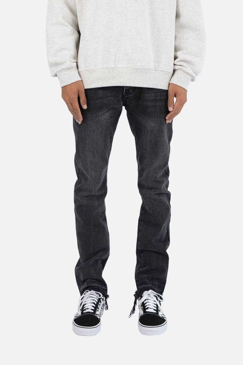 Mnml D212 Straight Denim Straight Denim Black | RQ90-I8TV