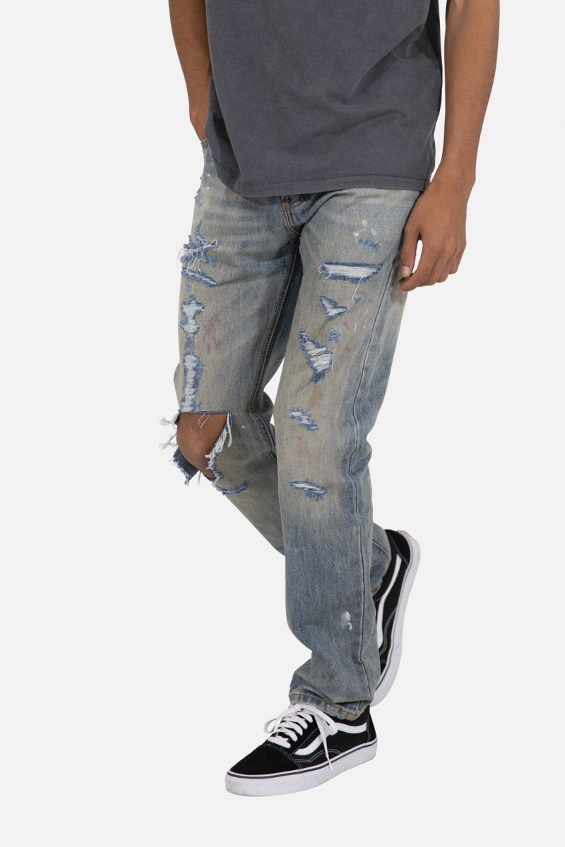 Mnml D401 Straight Denim Straight Denim Blue | LC75-B0GN