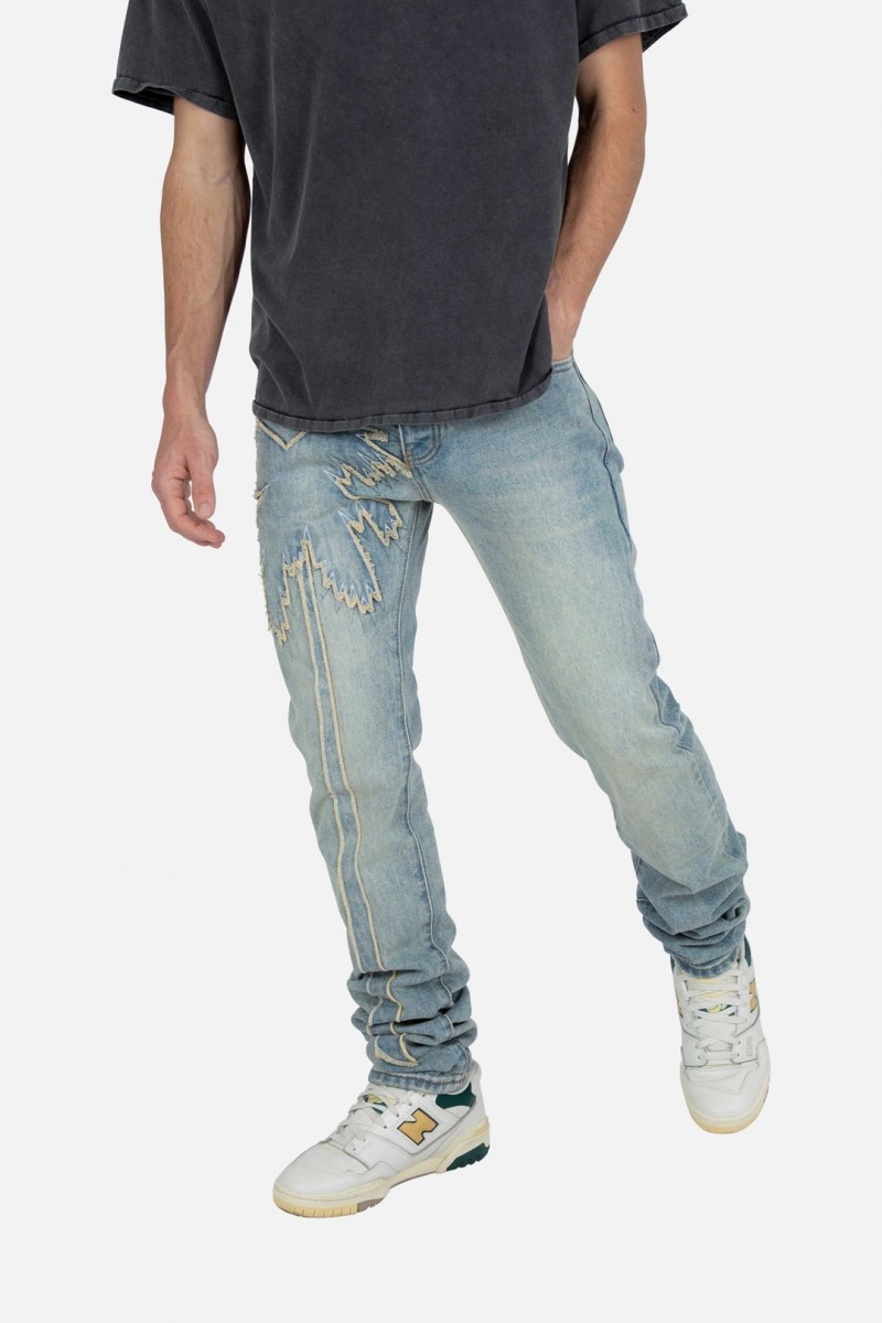 Mnml D430 Palm Straight Denim Straight Denim Blue | FJ24-W6JC