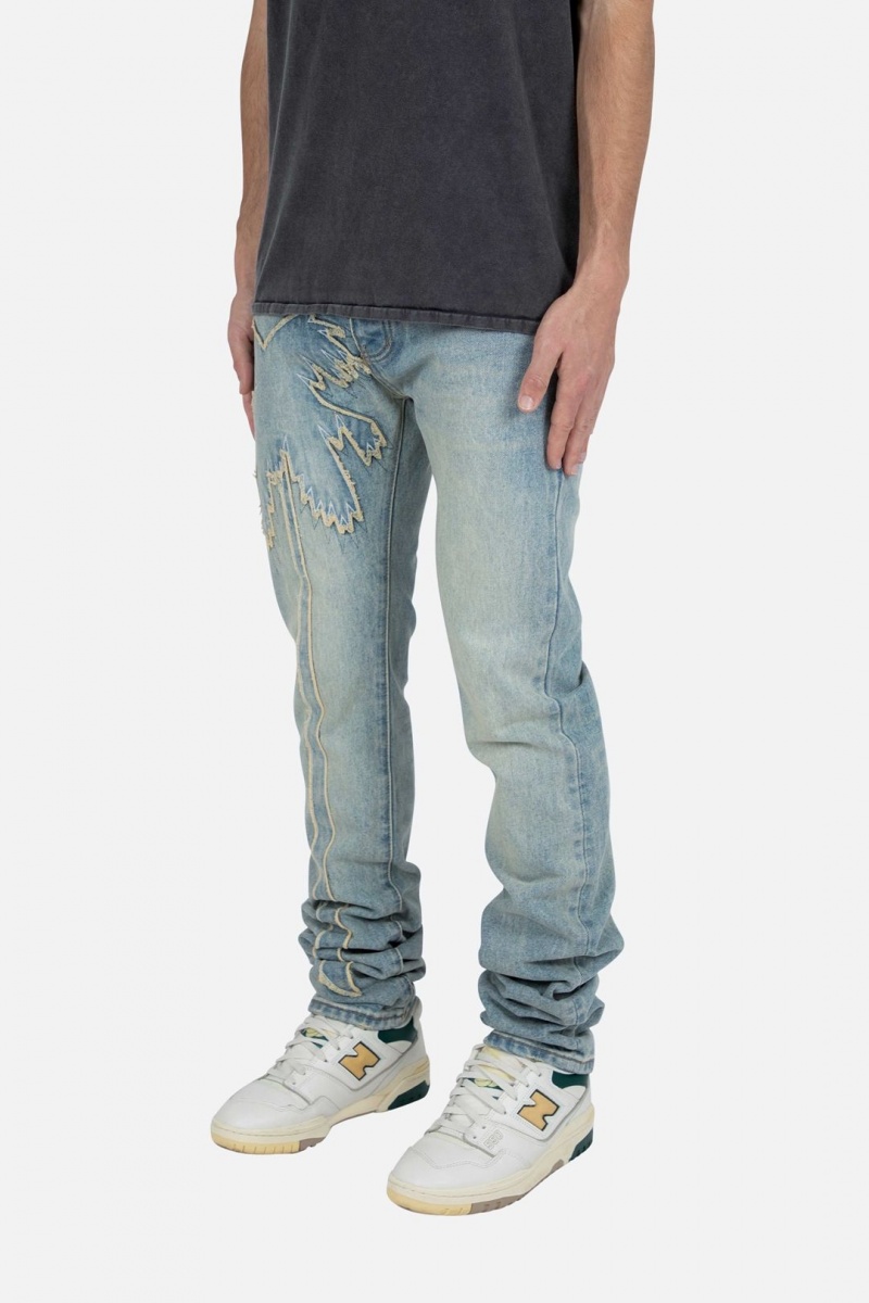 Mnml D430 Palm Straight Denim Straight Denim Blue | FJ24-W6JC