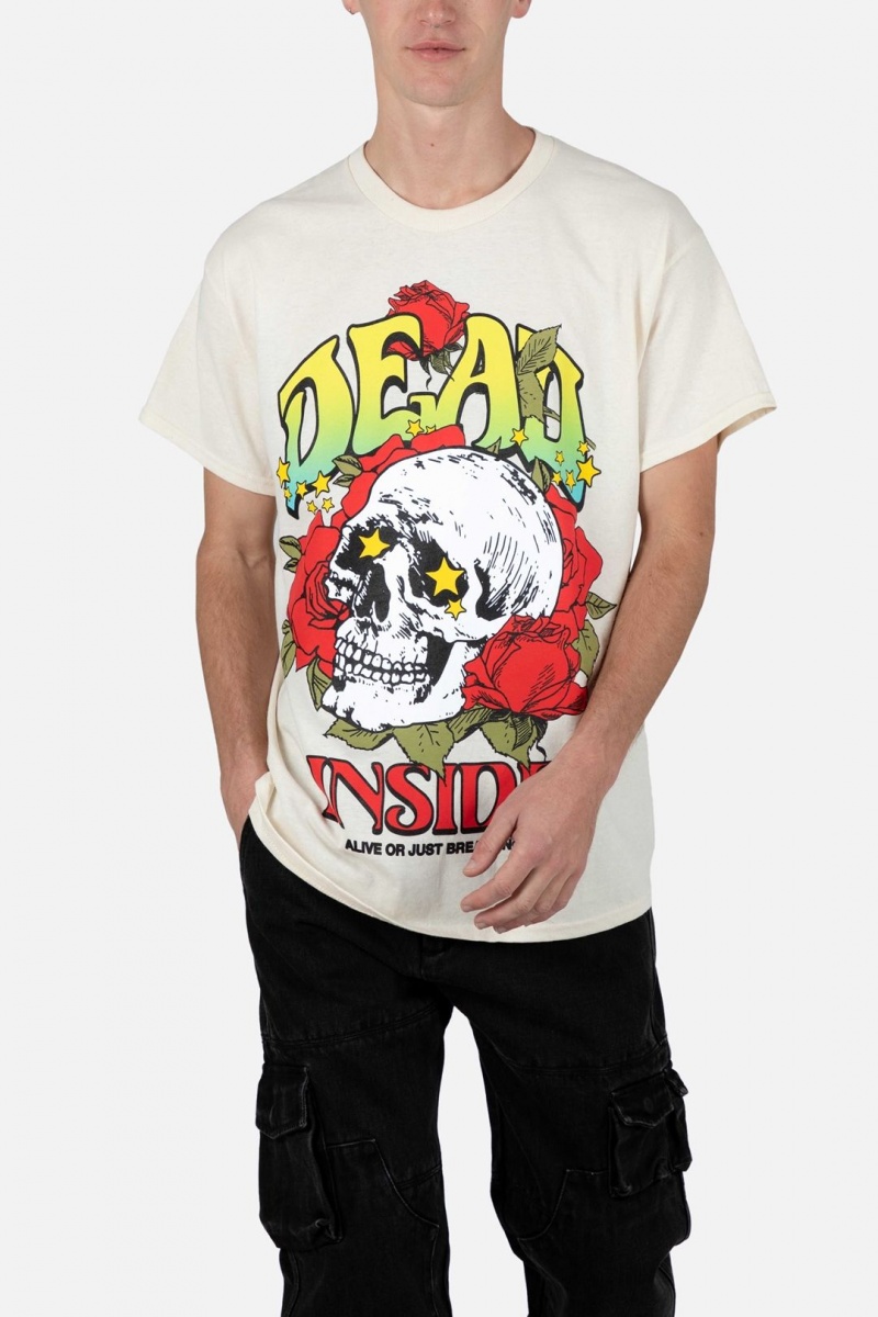 Mnml Dead Inside Tee Tanks Natural | YZ90-H1UG