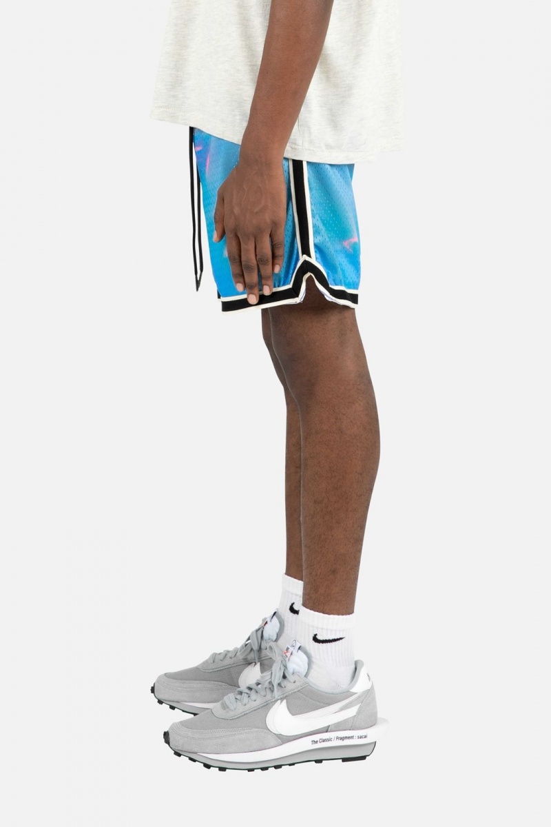 Mnml Digital Basketball Shorts Shorts Blue | UC25-T6HR