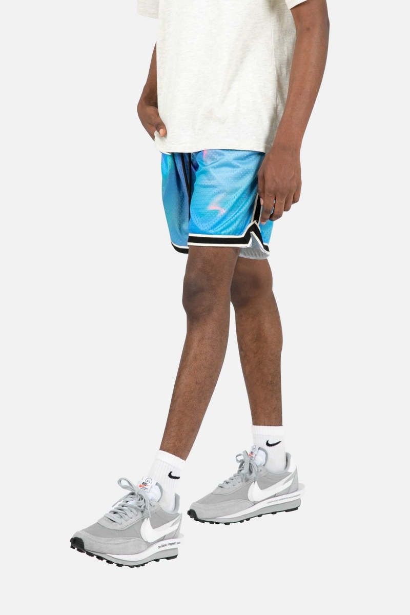 Mnml Digital Basketball Shorts Shorts Blue | UC25-T6HR