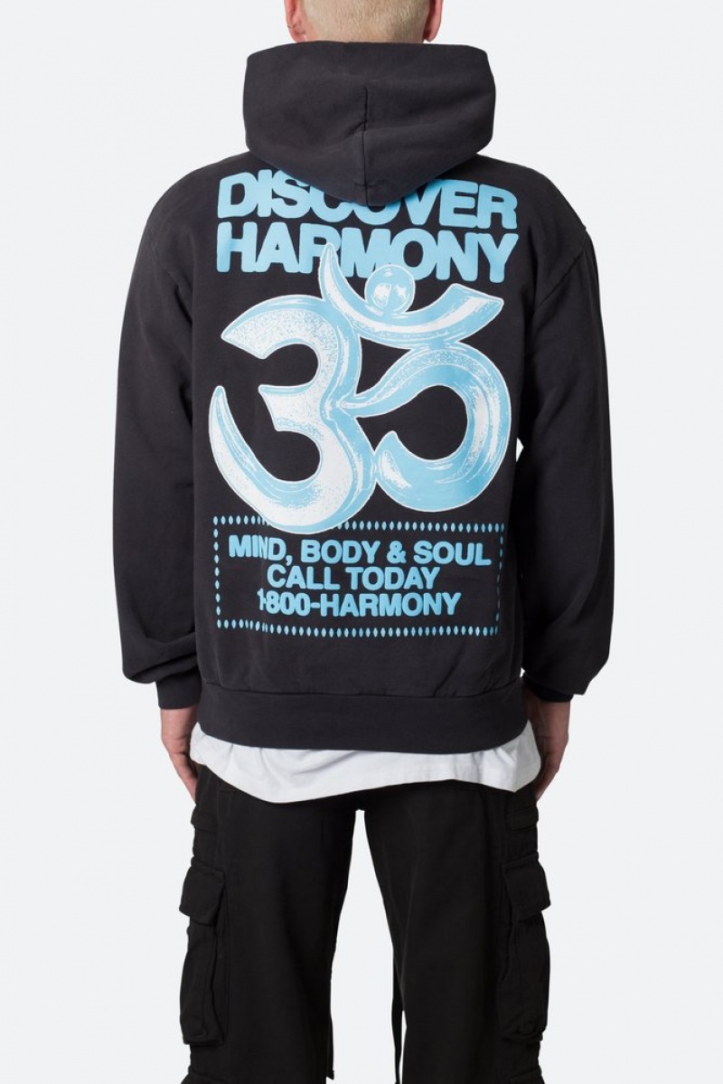 Mnml Discover Harmony Hoodie Hoodies Off Black | UK27-F6KD