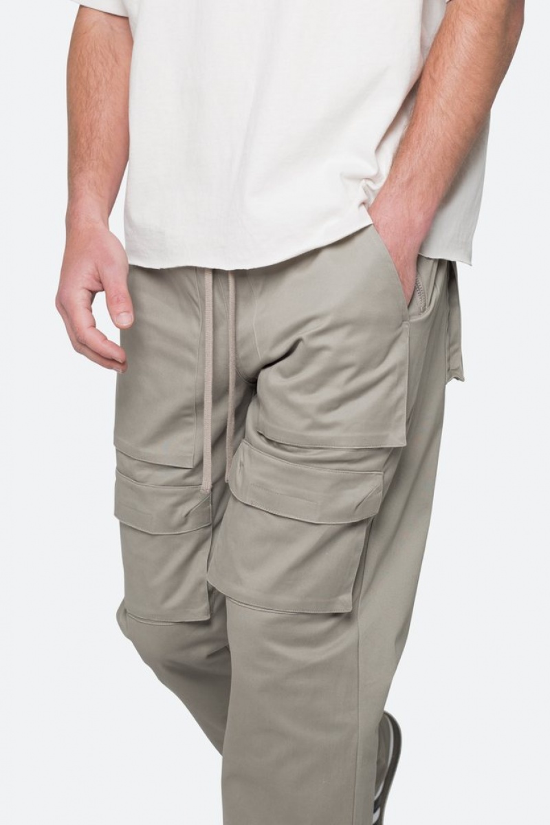 Mnml Drawstring Cargo Pants Cargos Grey | YU23-J4KA