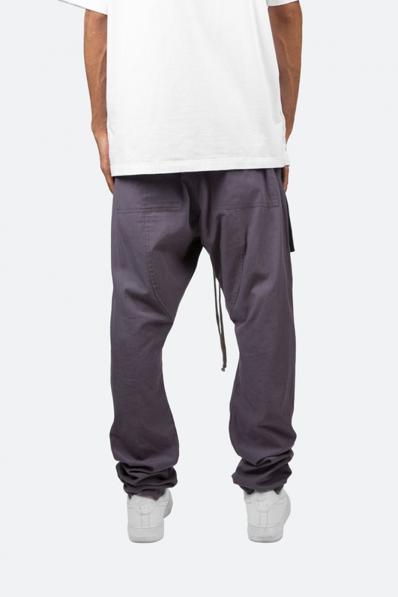 Mnml Drop Crotch Cargo Pants Cargos Charcoal Grey | GZ77-L7LE