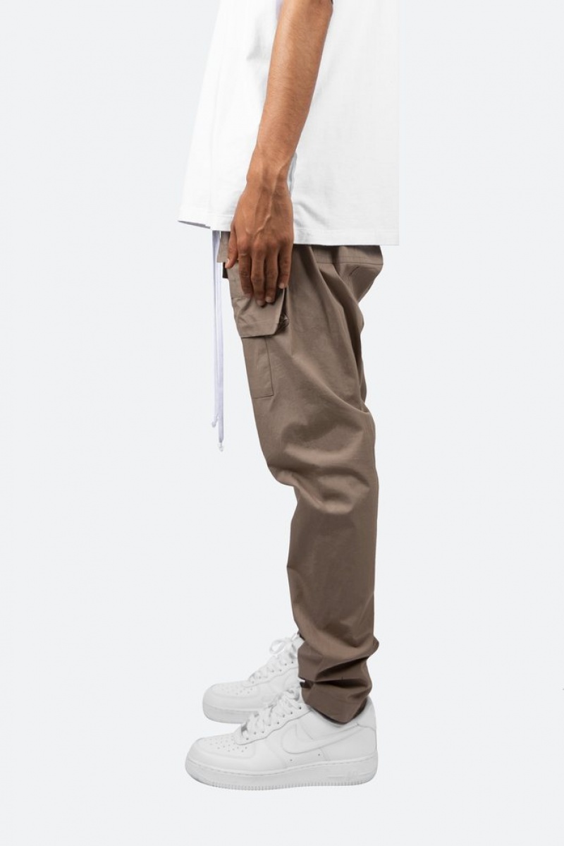 Mnml Drop Crotch Cargo Pants Cargos Stone | JZ49-B7JZ