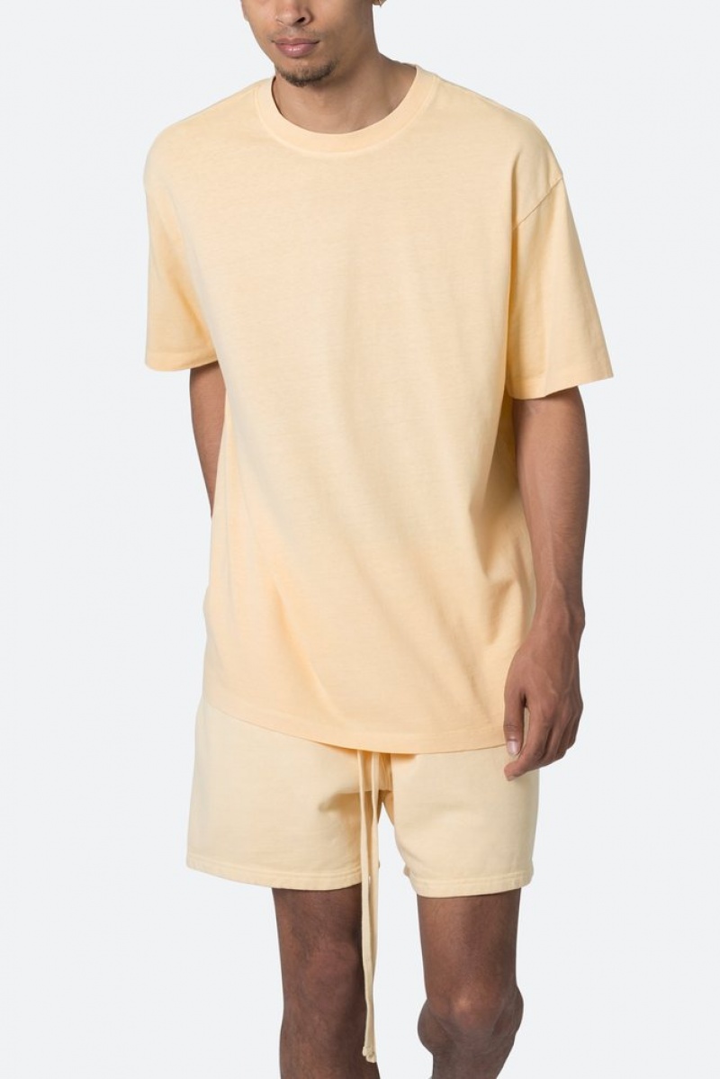 Mnml Every Day II Tee Tees Light Yellow | SJ77-K9NK