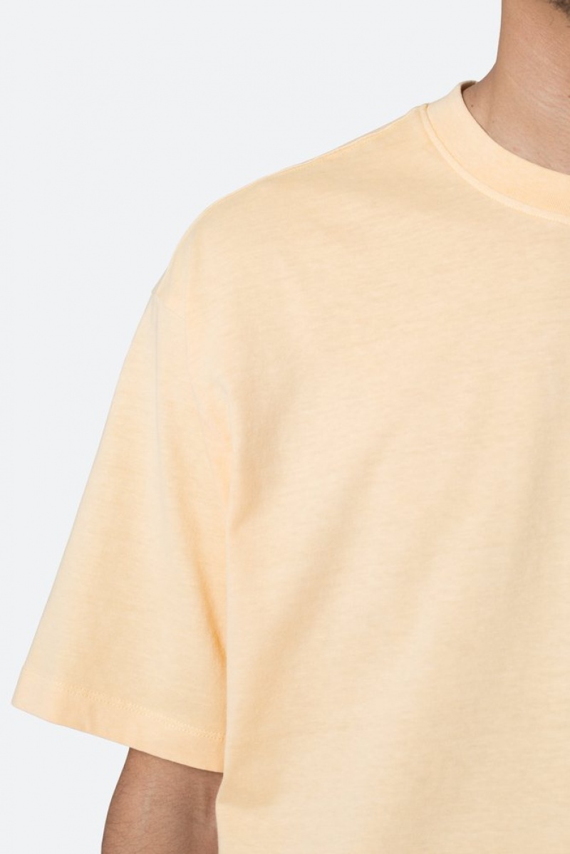 Mnml Every Day II Tee Tees Light Yellow | SJ77-K9NK