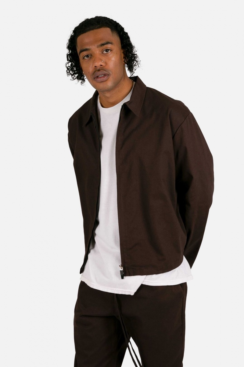 Mnml Every Day Work Jacket Jackets Faded Black | QT39-D5BC