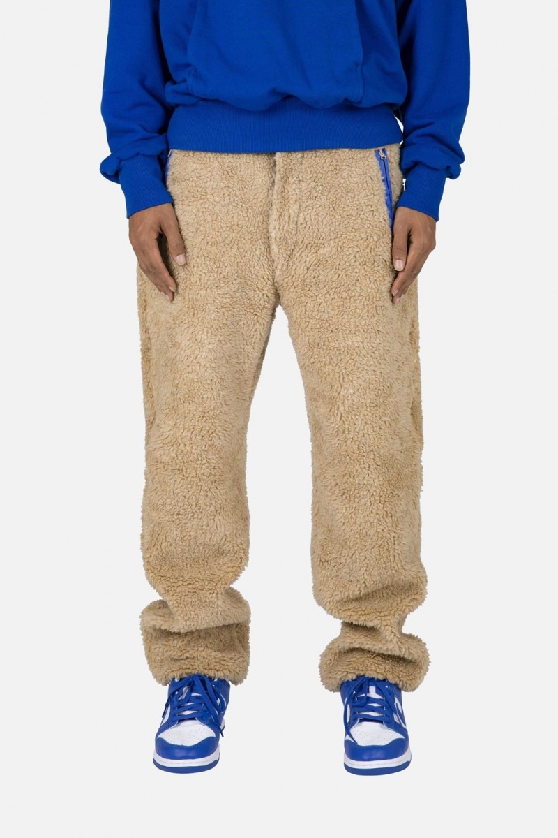 Mnml Faux Fur Pants Pants & Chinos Off White | ZK45-V7BX