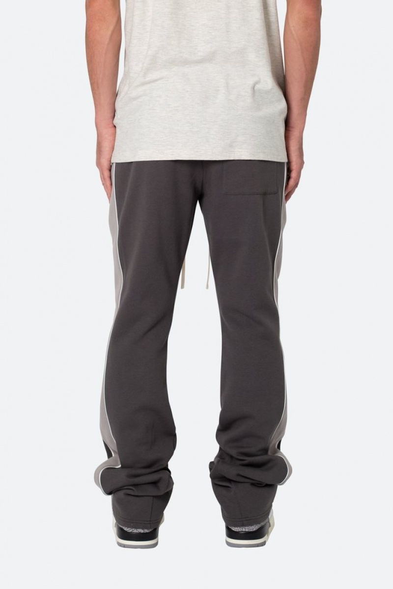 Mnml Flared Panel Track Pants Sweatpants Grey | ES04-R6CO