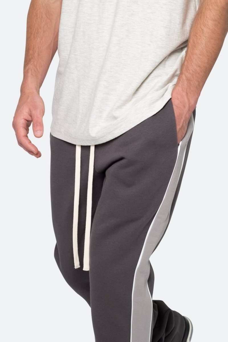 Mnml Flared Panel Track Pants Sweatpants Grey | ES04-R6CO