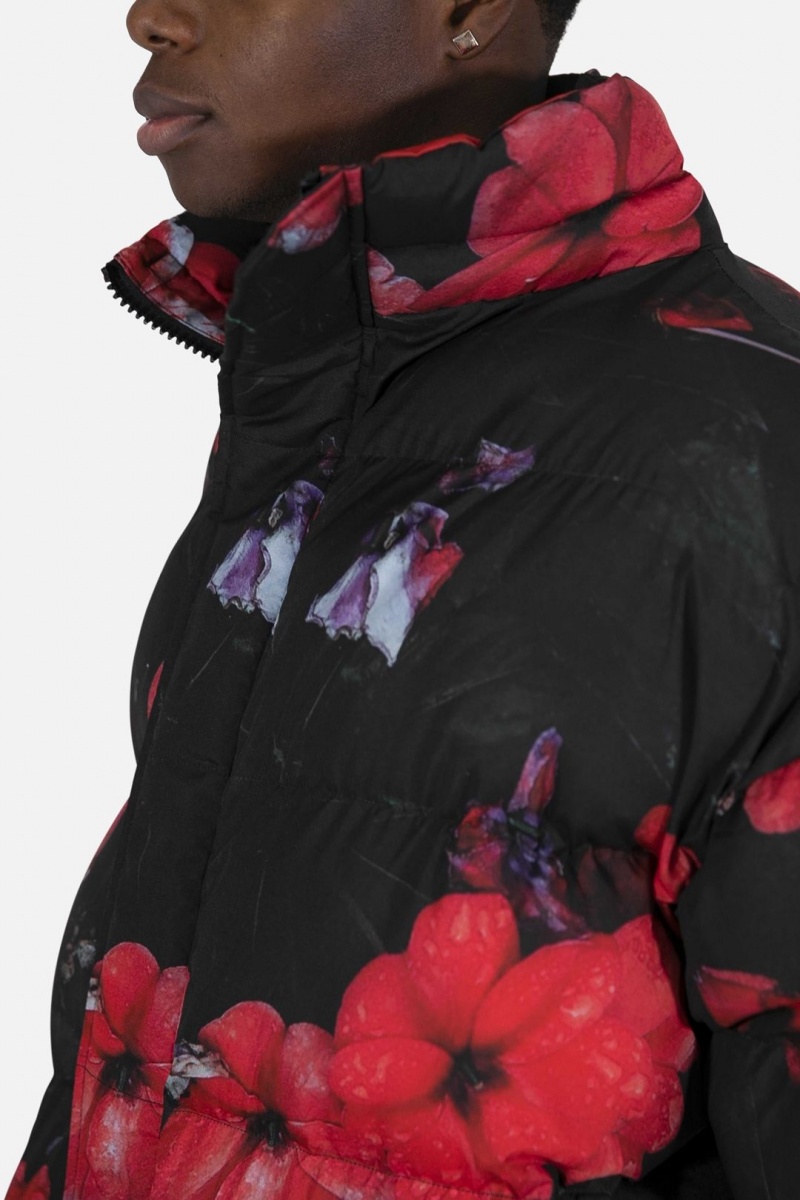 Mnml Floral Puffer Jacket Jackets Multi | CI40-O4YI