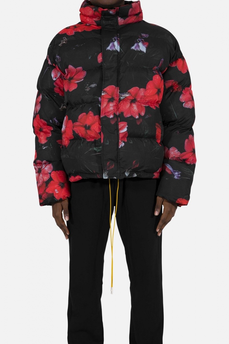 Mnml Floral Puffer Jacket Jackets Multi | CI40-O4YI