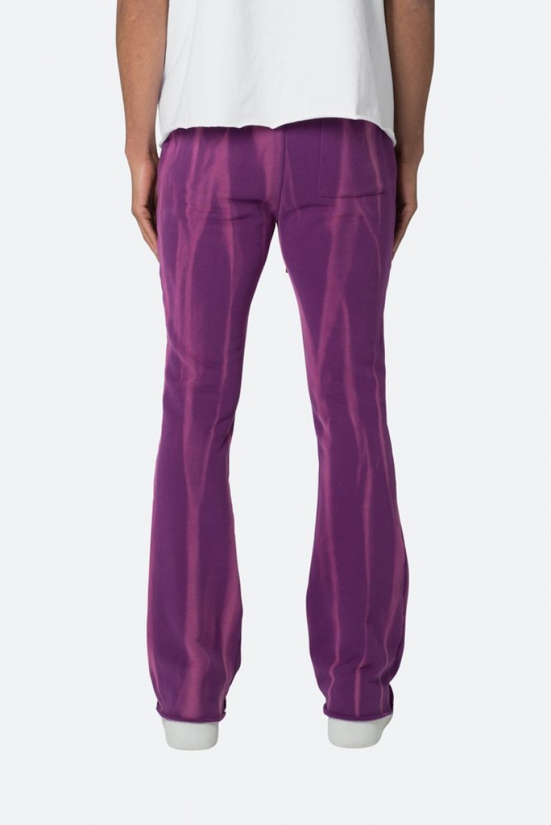 Mnml French Terry Flare Sweatpants Sweatpants Purple | MH15-B6DS