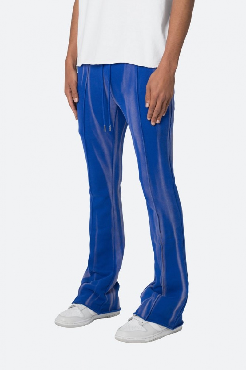 Mnml French Terry Flare Sweatpants Sweatpants Blue | NV72-V5XH