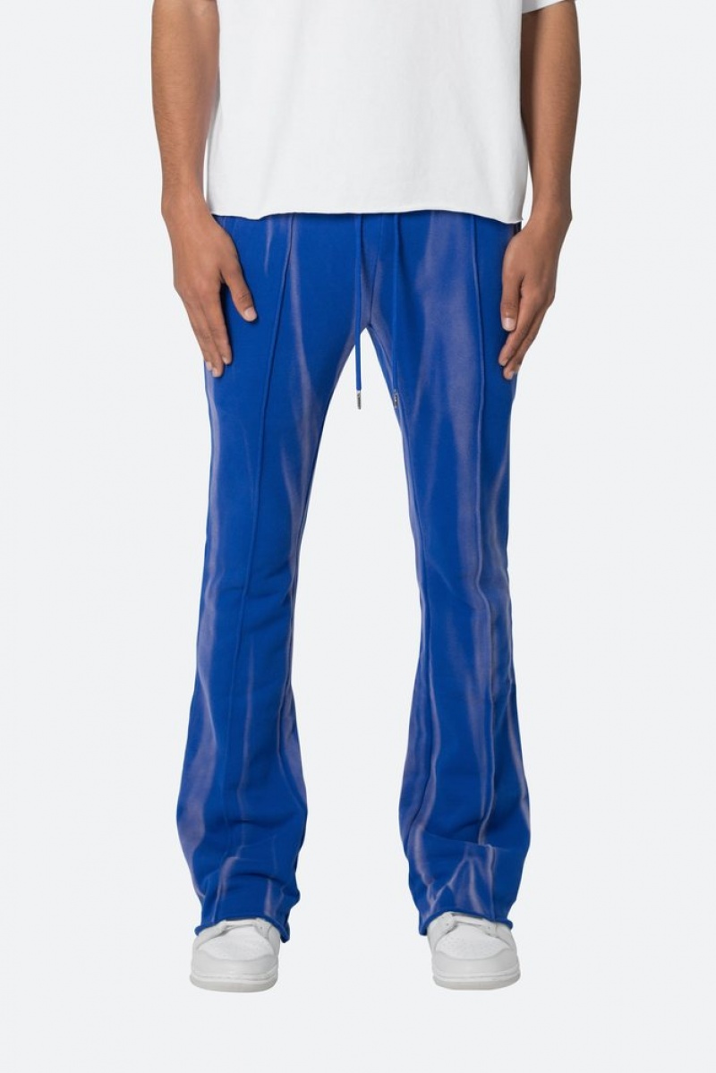 Mnml French Terry Flare Sweatpants Sweatpants Blue | NV72-V5XH