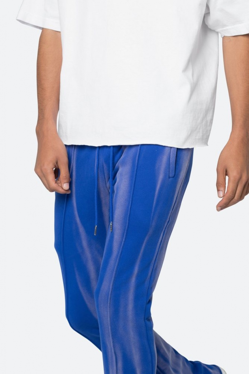 Mnml French Terry Flare Sweatpants Sweatpants Blue | NV72-V5XH