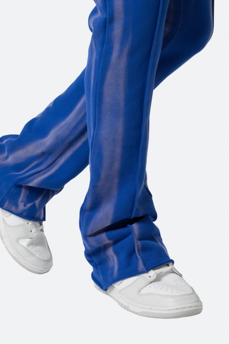 Mnml French Terry Flare Sweatpants Sweatpants Blue | NV72-V5XH