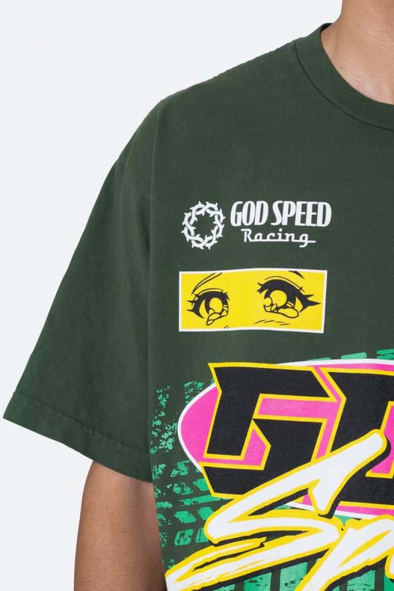 Mnml God Speed Tee Tees Green | WG46-R9LK