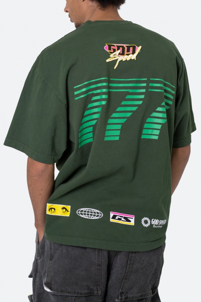 Mnml God Speed Tee Tees Green | WG46-R9LK