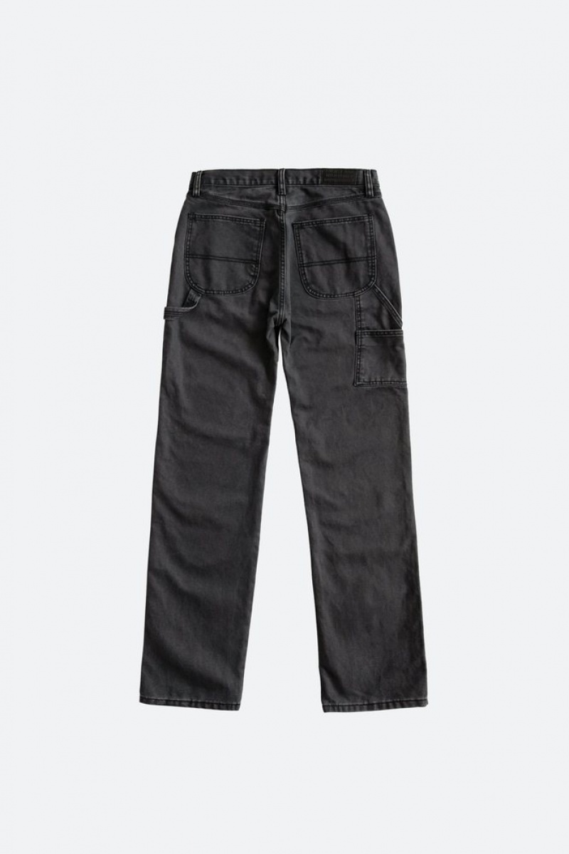 Mnml Good Carpenter Pants Pants & Chinos Vintage Black | VE62-L6IQ