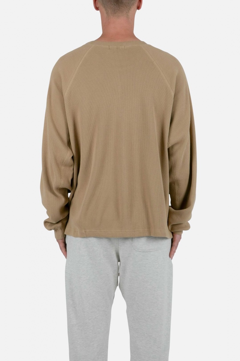 Mnml Heavy Thermal L/S Tee Long Sleeve Tees BROWN | GC82-L4AV