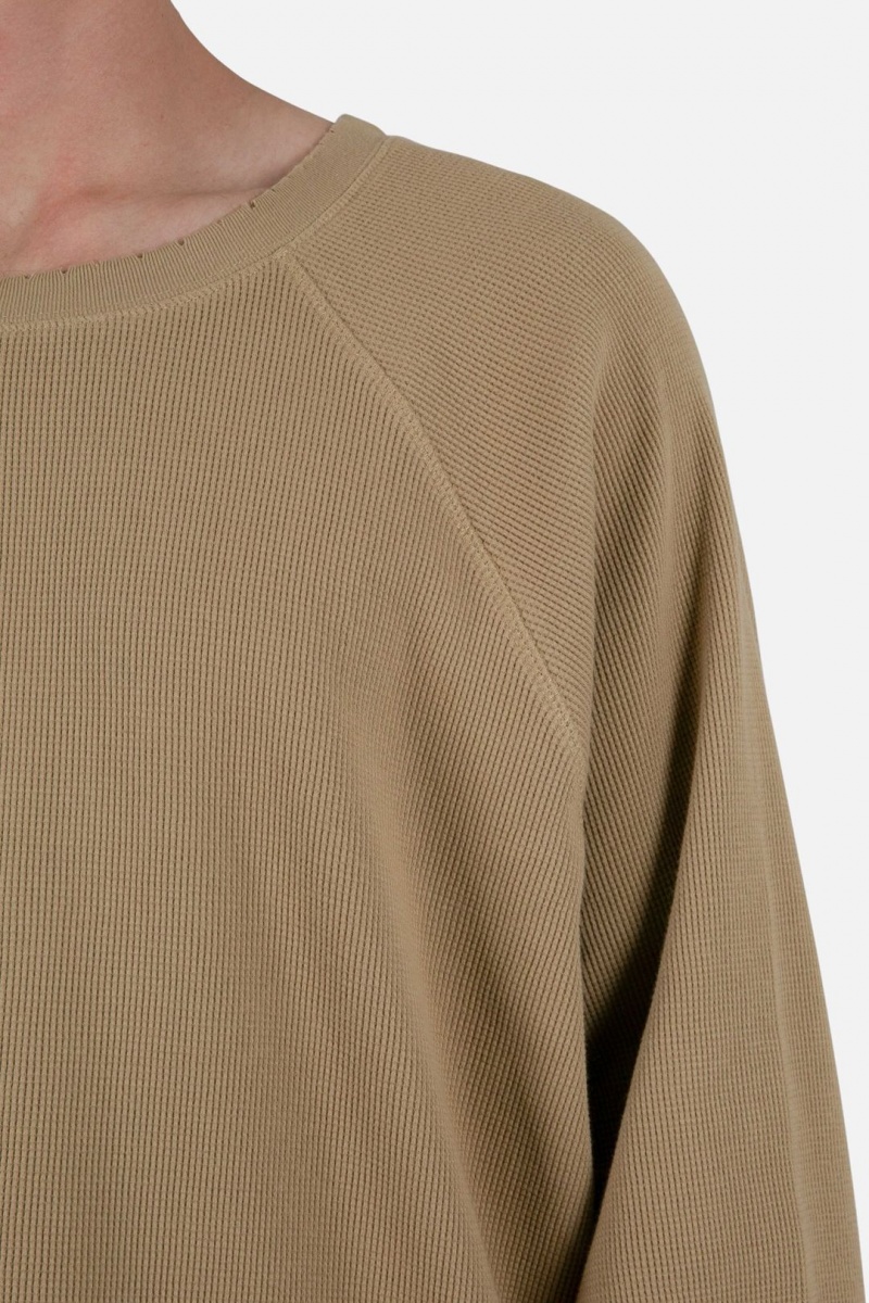 Mnml Heavy Thermal L/S Tee Long Sleeve Tees BROWN | GC82-L4AV