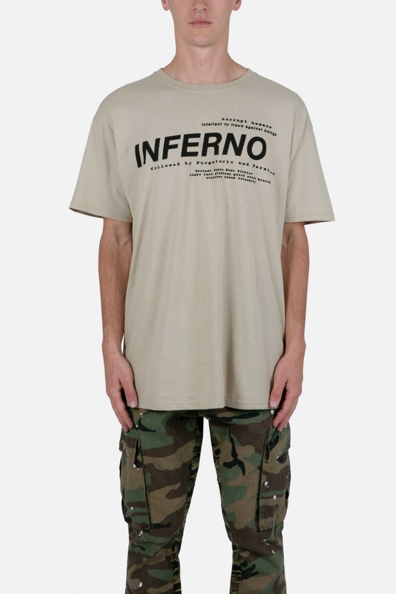 Mnml Inferno Tee Tanks Sand | RG53-U5HT