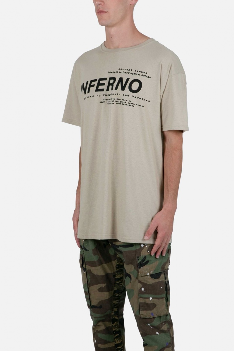 Mnml Inferno Tee Tanks Sand | RG53-U5HT