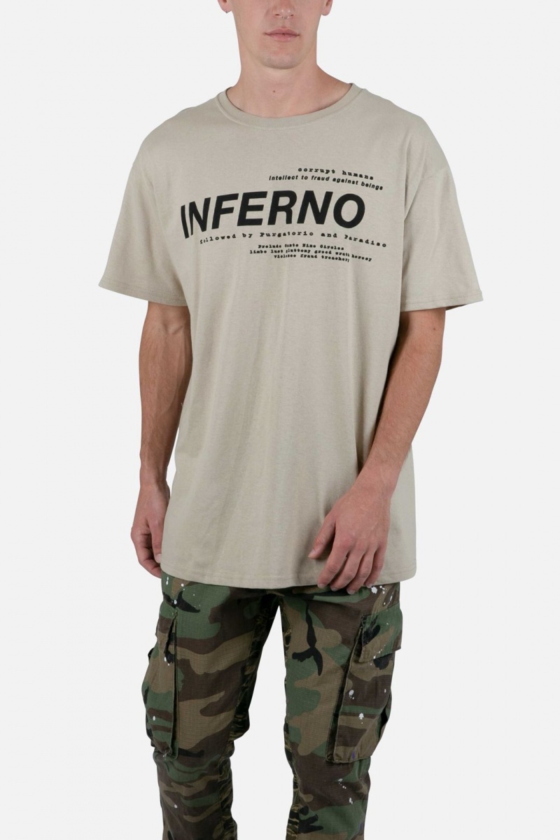 Mnml Inferno Tee Tanks Sand | RG53-U5HT