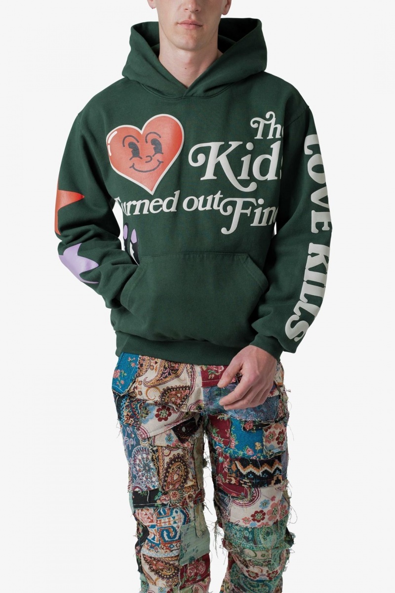 Mnml Kids Hoodie Hoodie Green | QS43-C3RR