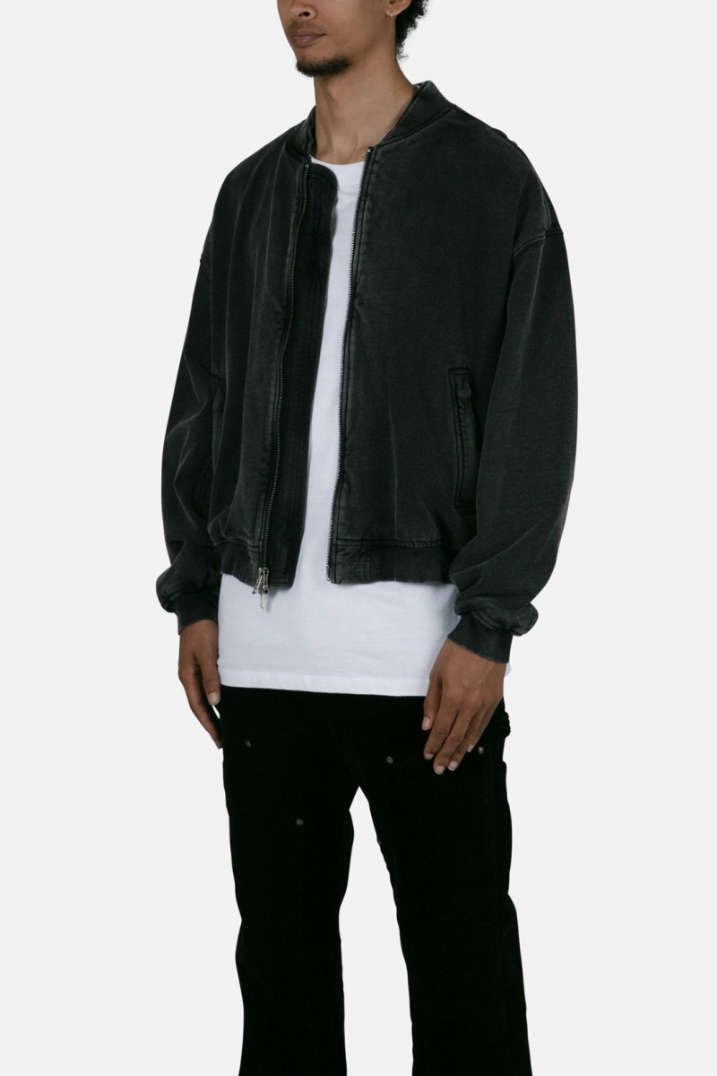 Mnml Layered Bomber Jacket Jackets Black | ZF88-S7OU