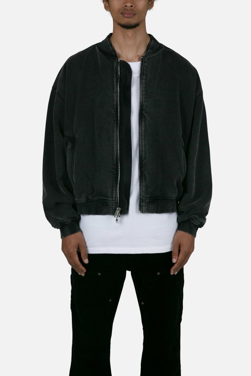 Mnml Layered Bomber Jacket Jackets Black | ZF88-S7OU