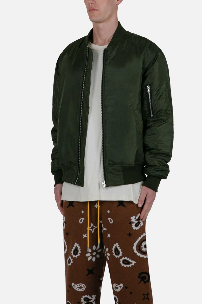 Mnml Lightweight Bomber Jacket Jackets Olive | KI89-M8DJ