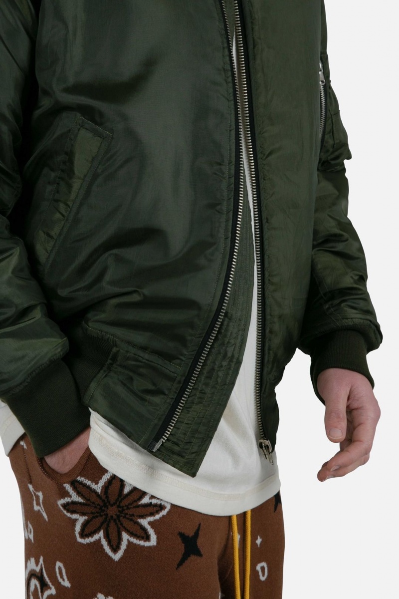 Mnml Lightweight Bomber Jacket Jackets Olive | KI89-M8DJ