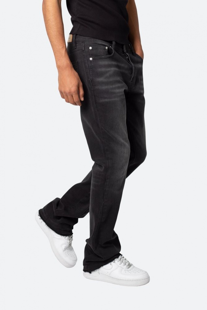 Mnml M524 Slim Stacked Denim Slim Denim Washed Black | QM94-C3PJ