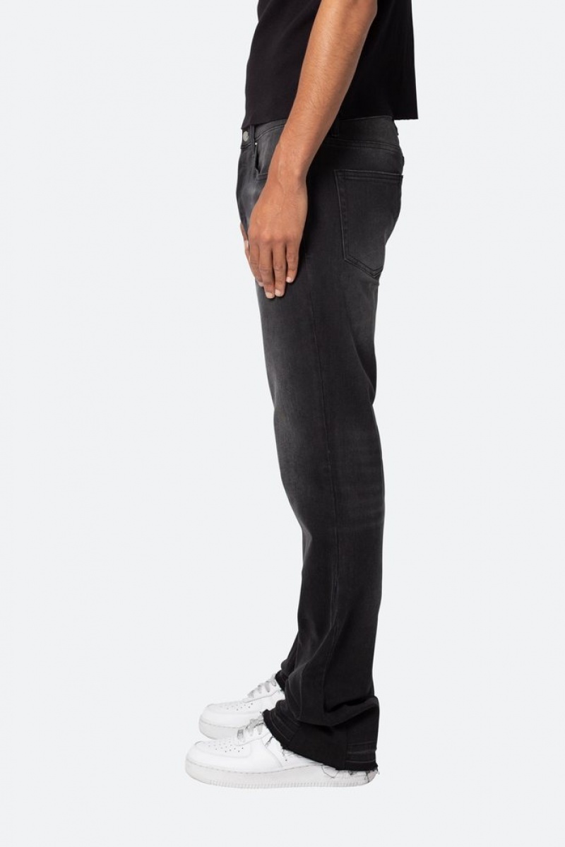 Mnml M524 Slim Stacked Denim Slim Denim Washed Black | QM94-C3PJ