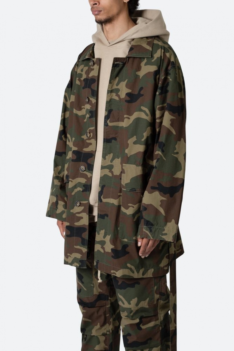 Mnml Military Waistcoat Jackets Camo | MF45-Q4GL