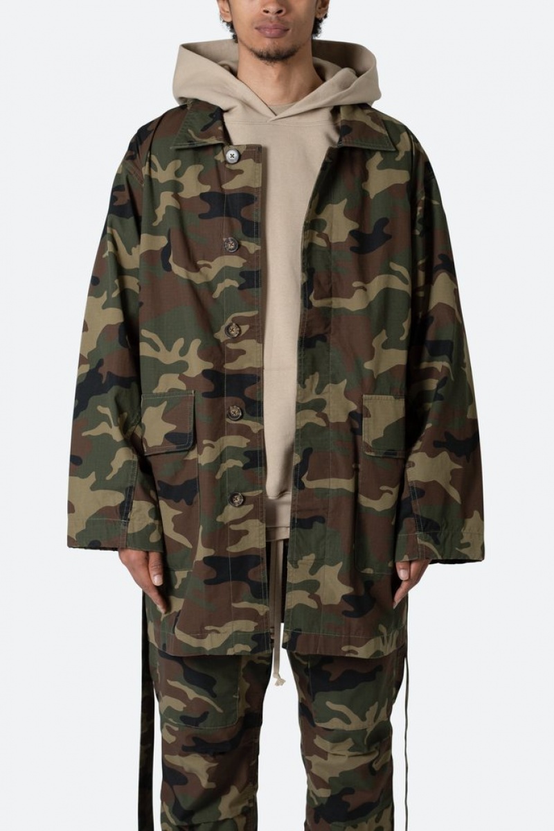 Mnml Military Waistcoat Jackets Camo | MF45-Q4GL