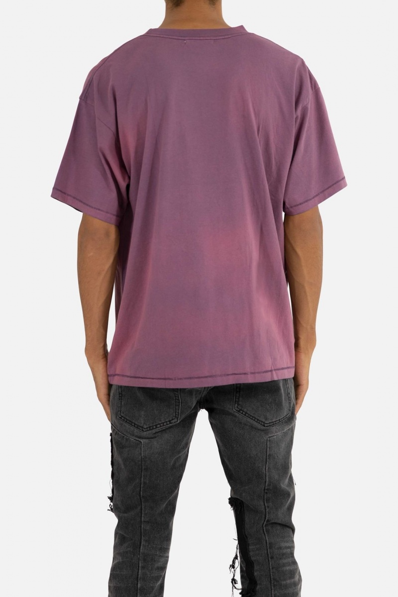 Mnml Missing Pocket Tee Tanks Purple | DX18-D3CQ