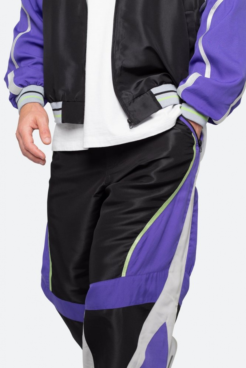 Mnml Motocross Track Pants Track Pants Purple | US26-S1AC