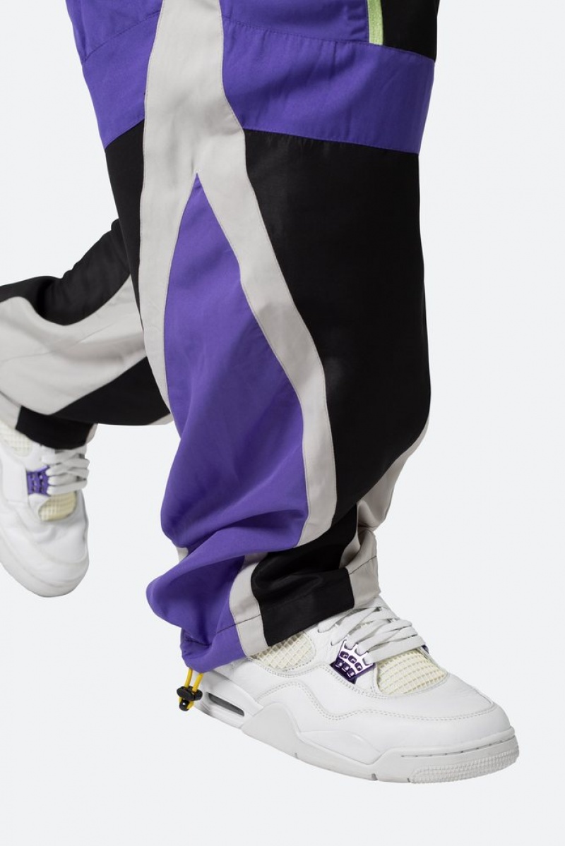 Mnml Motocross Track Pants Track Pants Purple | US26-S1AC